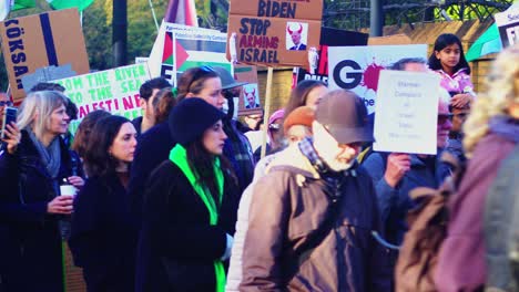 Peaceful-Demonstrators-in-the-London-Pro-Palestine-demanding-end-to-the-killing