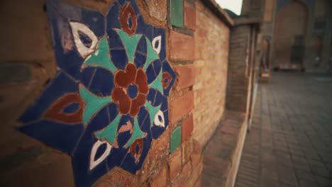 Mosaics-at-Samarkand,-Amir-Temur-Mausoleum-Uzbekistan-built-in-1404,-video-43-of-46