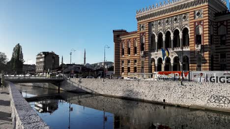 SARAJEVO:-Vijećnica-is-the-most-extravagant-building-constructed-in-Sarajevo-during-Austro-Hungarian-occupation-and-serves-as-a-symbol-of-the-meeting-of-world-civilizations