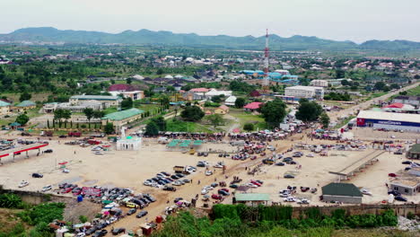Kuje-Area-Council-near-Abuja,-Nigeria---aerial-flyover