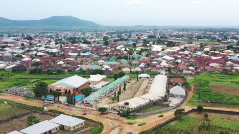 Kuje-Gebiet-Des-Bundeshauptstadtterritoriums-In-Der-Nähe-Von-Abuja,-Nigeria-–-Luftüberflug