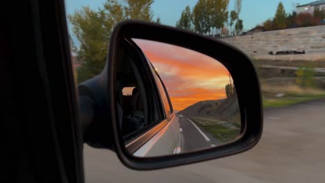 Road-trip-in-Sunset-colorful-twilight-vehicle-road-trip-travel-to-Istanbul-Turkey-destination-visit-tourist-attraction-drive-safe-sunset-landscape-couple-trip-with-friends-and-family-joyful-summer-sun