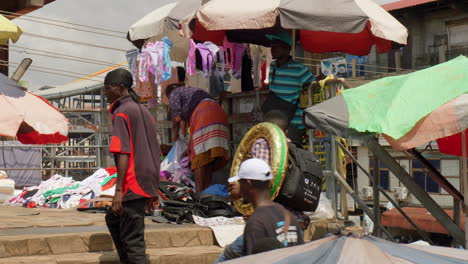 Adum-market-established-of-local-people-African-black-walking-in-the-stand-mall-market