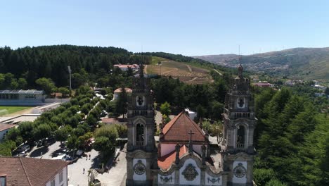 Das-Nossa-Senhora-Des-Remedios-Heiligtums-In-Lamego,-Portugal