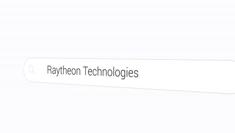 Typing-Raytheon-Technologies-on-the-Search-Engine
