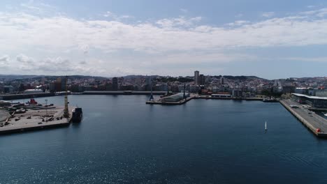 Harbour-of-Coruna-in-Spain
