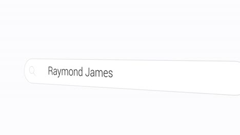 Typing-Raymond-James-on-the-Search-Engine