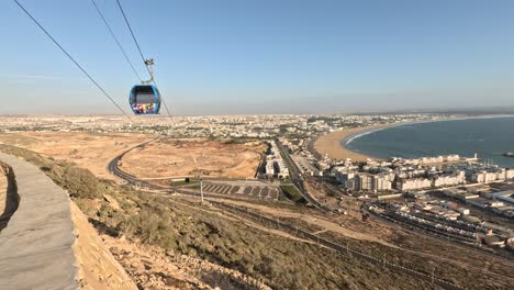 Agadir's-Stunning-Views:-Riding-the-Oufella-Peak-Cable-Car-and-Soak-in-Beach-Panoramas