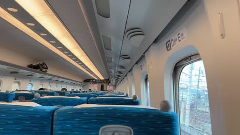 Shinkansen-Hochgeschwindigkeitszug;-Passagier-Pov