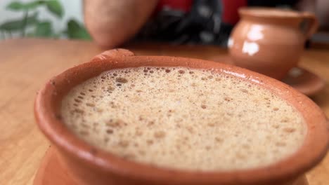traditional-cup-of-Mexican-chocolate-close-up