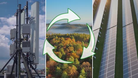 ESG-Konzept-Mit-Einem-Animierten-Nachhaltigkeitszeichen-Und-3-Verschiedenen-Zugehörigen-Rahmen