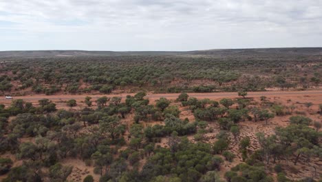 Drone-flying-towards-a-country-road-in-the-Australian-outback