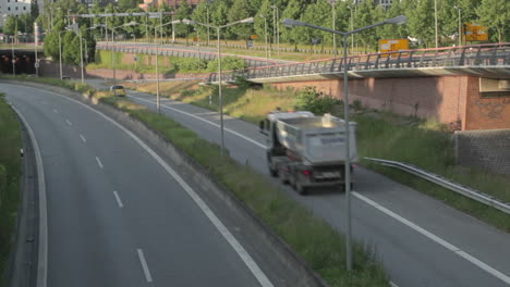 Autobahn-En-Lapso-De-Tiempo-De-Hamburgo