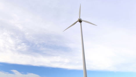 Wind-turbine-over-the-blue-sky