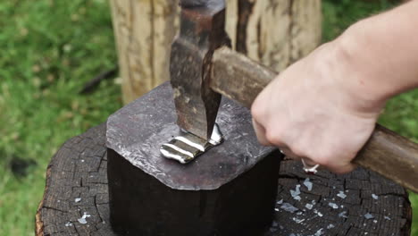 Blacksmith-forges-iron