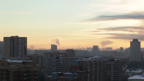 Sunrise-over-the-city-Time-lapse