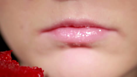 Beautiful-pink-lips-with-strawberry