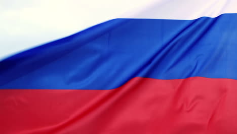 Russische-Flagge-Winkt