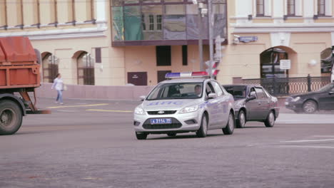 Russisches-Straßenpatrouillendienstfahrzeug