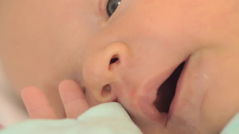 Gesicht-Eines-Neugeborenen