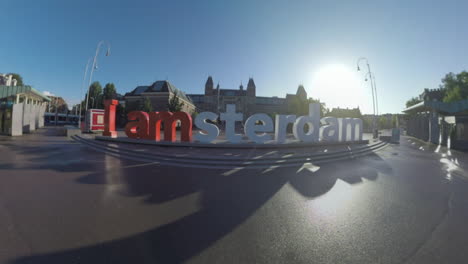 I-amsterdam-slogan-and-Art-Square-in-Dutch-capital