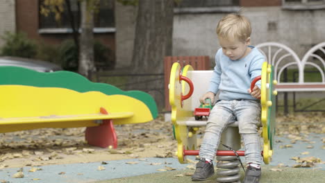 Little-boy-on-the-playground