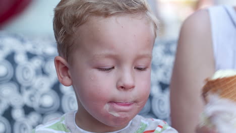 Cute-little-boy-eating-an-ice-cream-cone