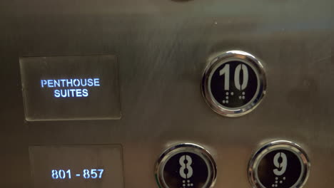 A-closeup-of-hotel-elevator-buttons