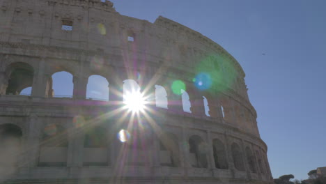 Roman-Coliseum-ruins-in-bright-sunrays