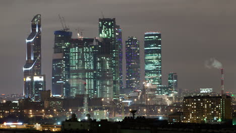 Moscow-city-time-lapse