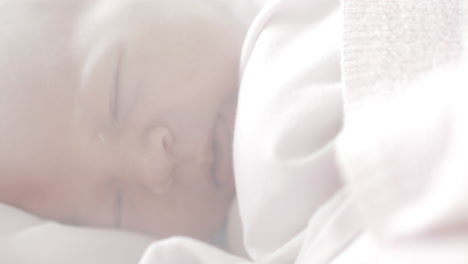Newborn-baby-yawning-and-falling-asleep