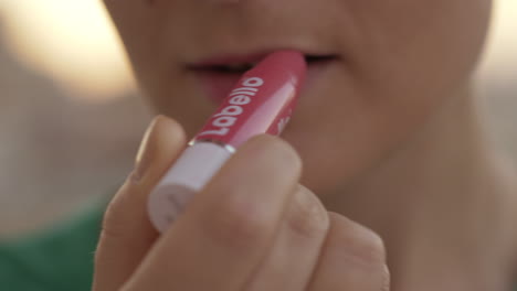 Beauty-and-care-with-Labello-lip-balm-stick