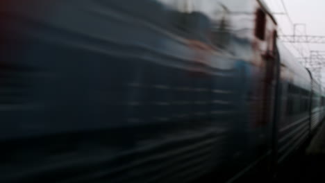 Coming-of-passenger-opposition-train