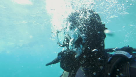 Diver-Breathing-Under-the-Water