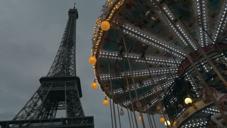 Eiffel-Tower-and-merry-go-round