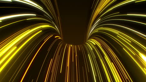 Gold-Lights-Digital-Tunnel