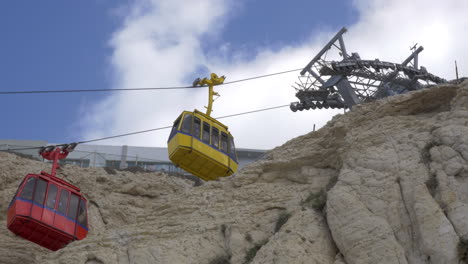 Funiculars-of-the-world-steepest-cable-way-at-Rosh-Hanikra