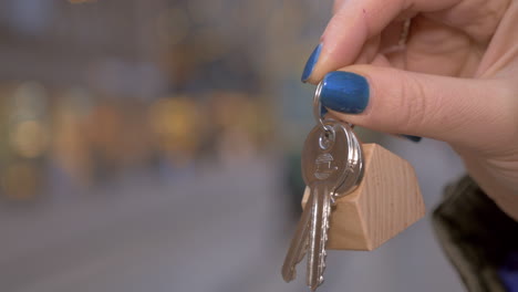 Hausschlüssel-Als-Immobiliensymbol