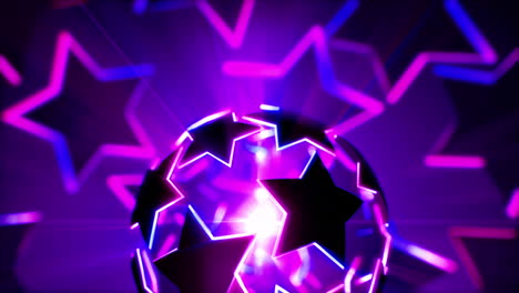 Sterne-Lichter-Disco-Hintergrund