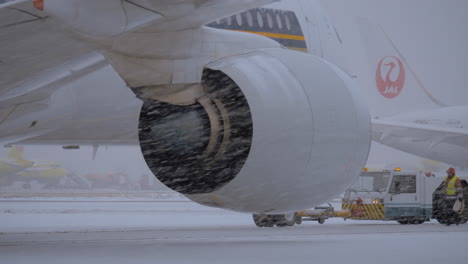 Haciendo-Retroceder-El-Avión-Blizzard-Fuera-Del-Aeropuerto-De-Domodedovo-En-Moscú