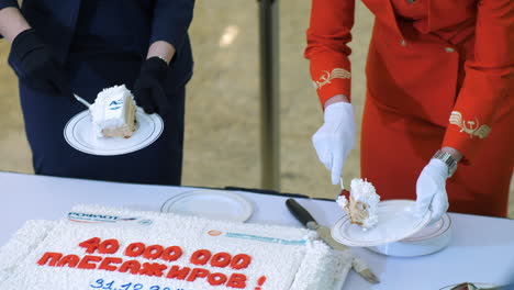 Festlicher-Kuchen-Für-Die-Fluggesellschaft-Aeroflot