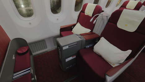 Jet-airplane-interior-view-business-class