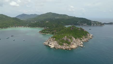 Luftaufnahme-Der-Tropischen-Insel