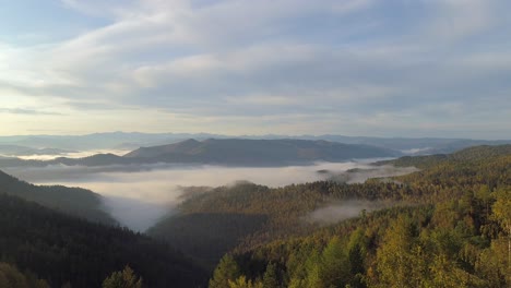 Aerial-Mountain-Landscape-in-Mystical-Fog