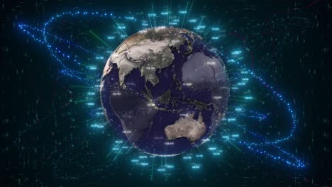 Futuristische-Cyber-Earth-Animation