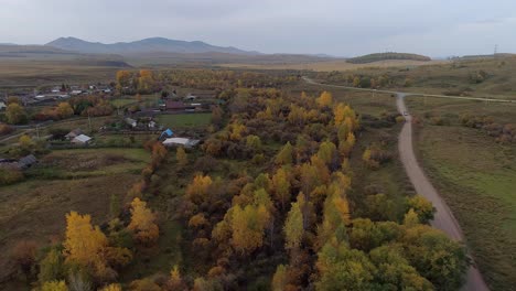 Aerial-View-of-Autumn-Landscape