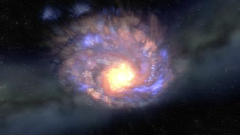 Spiralgalaxie-CG-Animation