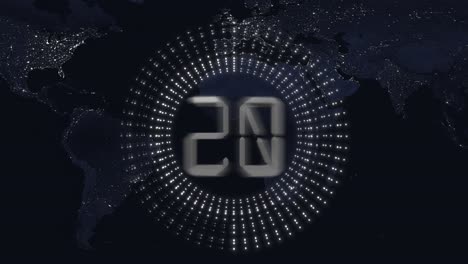 Dynamische-3D-Countdown-Animation