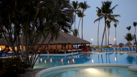 Quiet-evening-on-tropical-resort