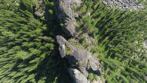 Drone-captures-stunning-mountain-peaks-and-lush-forest